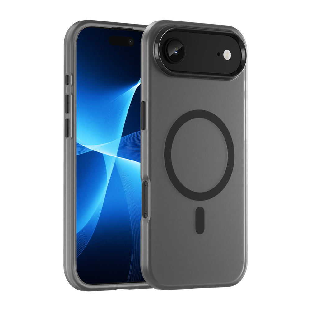 Magnetisk slibende iPhone 17 Air Case Kompatibel med MagSafe - Matte Black
