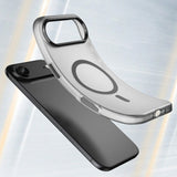 Magnetisk slibende iPhone 17 Air Case Kompatibel med MagSafe - Matte Black