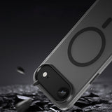 Magnetisk slibende iPhone 17 Air Case Kompatibel med MagSafe - Matte Black