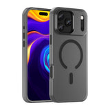 Magnetisk slibende iPhone 17 Pro Case Kompatibel med MagSafe - Matte Black