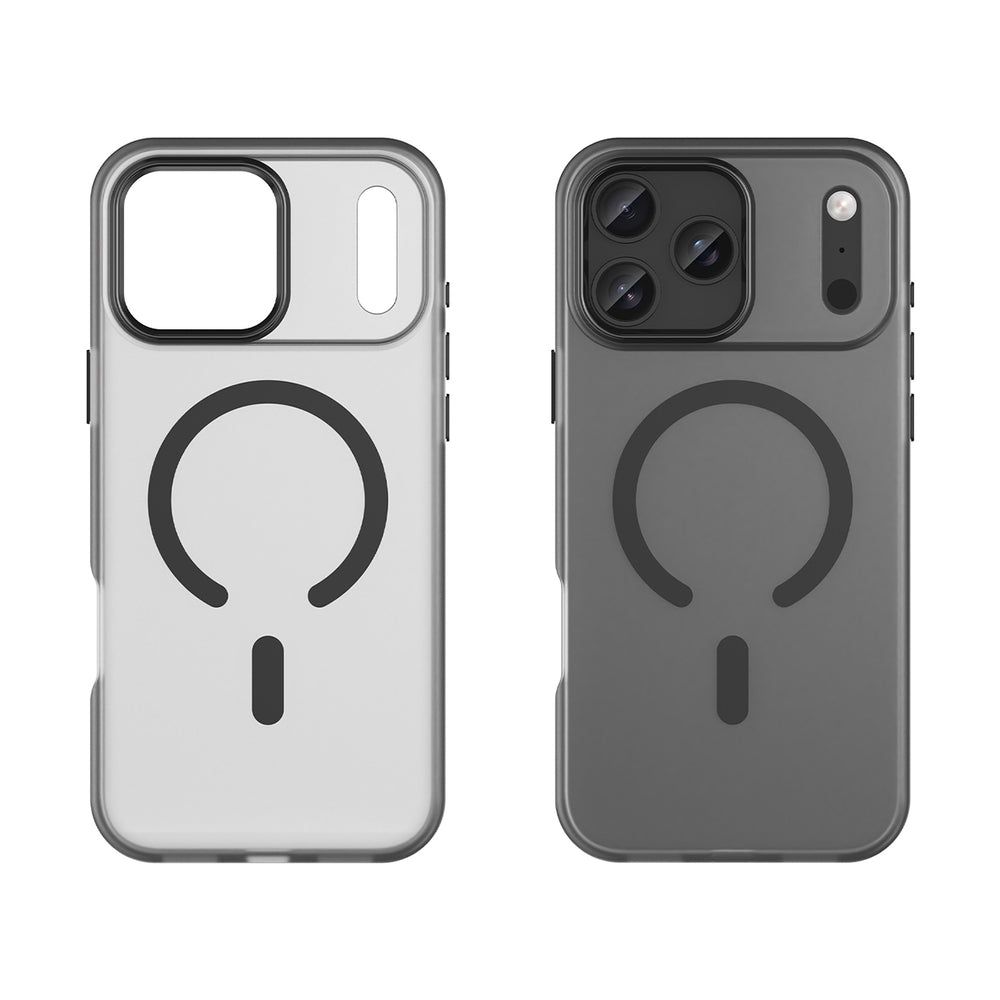 Magnetisk slibende iPhone 17 Pro Case Kompatibel med MagSafe - Matte Black