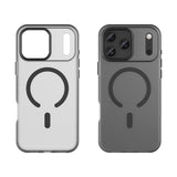 Magnetisk slibende iPhone 17 Pro Case Kompatibel med MagSafe - Matte Black