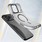 Magnetisk slibende iPhone 17 Pro Case Kompatibel med MagSafe - Matte Black