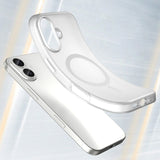 Magnetic Abrasive iPhone 17 Case Compatible with MagSafe - Matte White