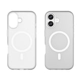 Magnetic Abrasive iPhone 17 Case Compatible with MagSafe - Matte White