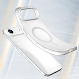 Magnetisk slibende iPhone 17 Air Case Kompatibel med MagSafe - Matte White
