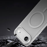 Magnetisk slibende iPhone 17 Air Case Kompatibel med MagSafe - Matte White