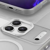 Magnetic Abrasive iPhone 17 Pro Case Compatible with MagSafe - Matte White