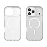 Magnetic Abrasive Case for iPhone 17 Pro Max Compatible with MagSafe - Matte White