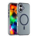 Magnetisk slibende iPhone 17 Case Kompatibel med MagSafe - Matte Blue