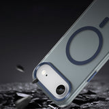 Magnetisk slibende iPhone 17 Air Case Kompatibel med MagSafe - Matte Blue