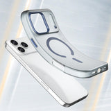 Magnetic Abrasive iPhone 17 Pro Case Compatible with MagSafe - Matte Blue