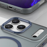 Magnetic Abrasive iPhone 17 Pro Max Case Compatible with MagSafe - Matte Blue