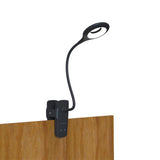 Mini Wozinsky trådløs LED-læselampe med Clip + USB-C-kabel - sort