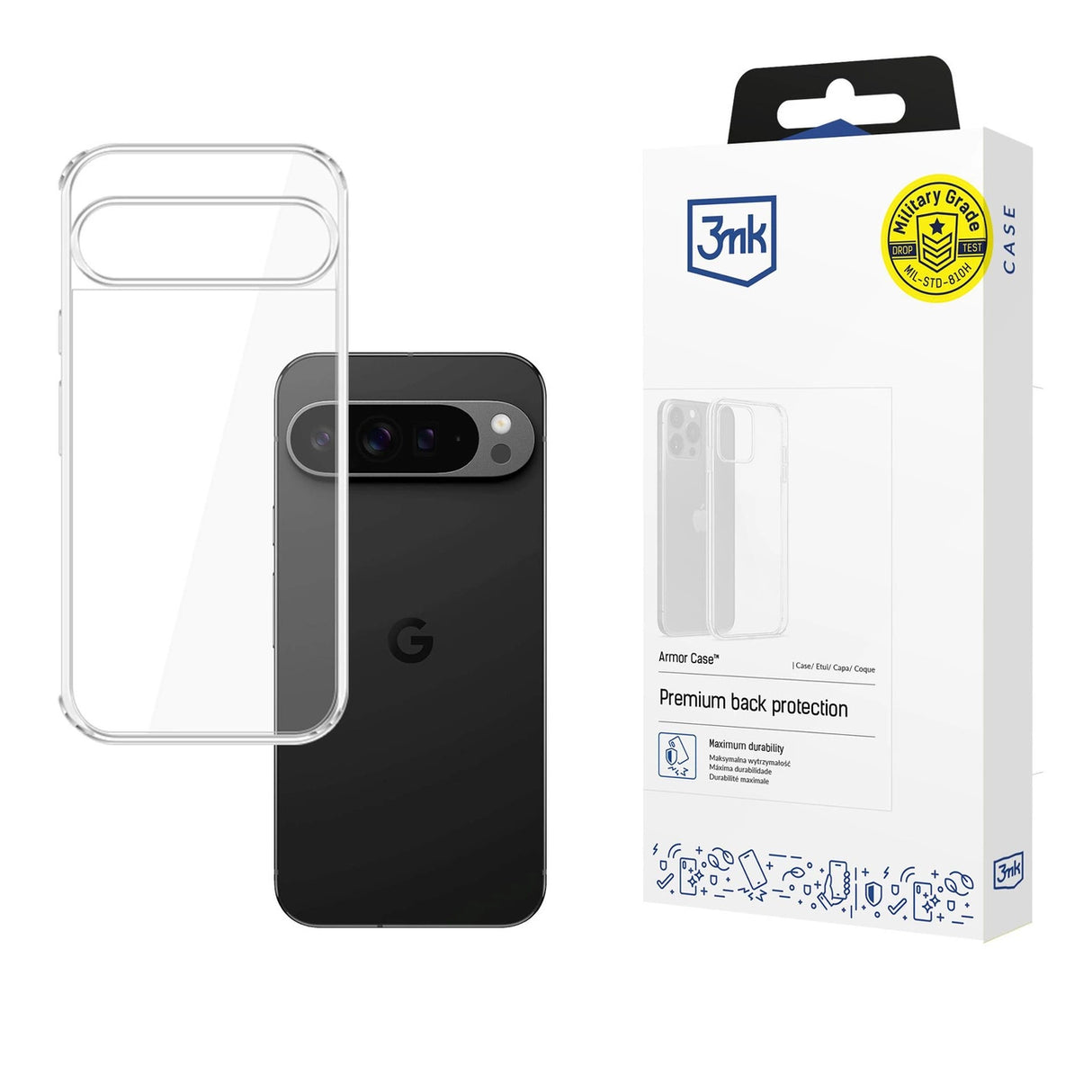 3mk Armor Case til Google Pixel 10 Pro XL - Gennemsigtig