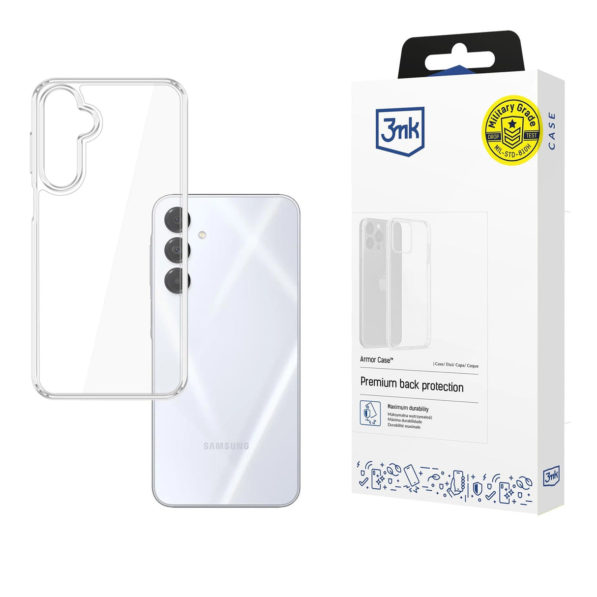 3mk Armor Case til Samsung Galaxy A17 5G - Gennemsigtig