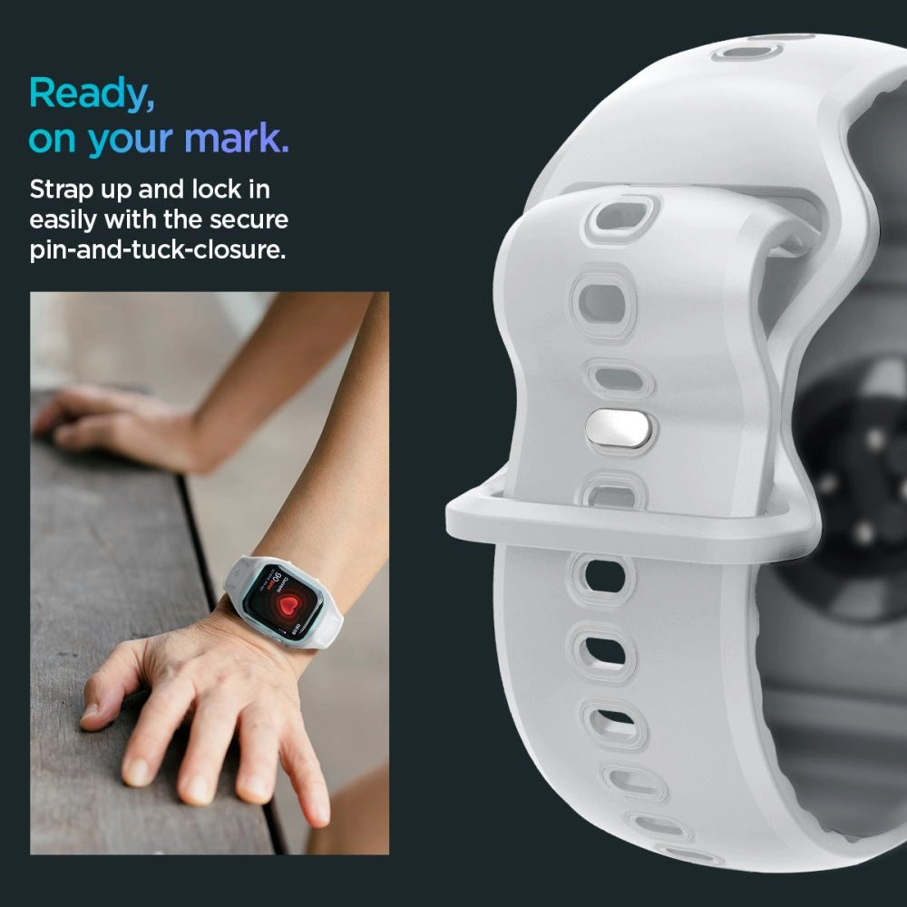 Spigen Liquid Air Pro Strap til Apple Watch 10 46mm - Grå