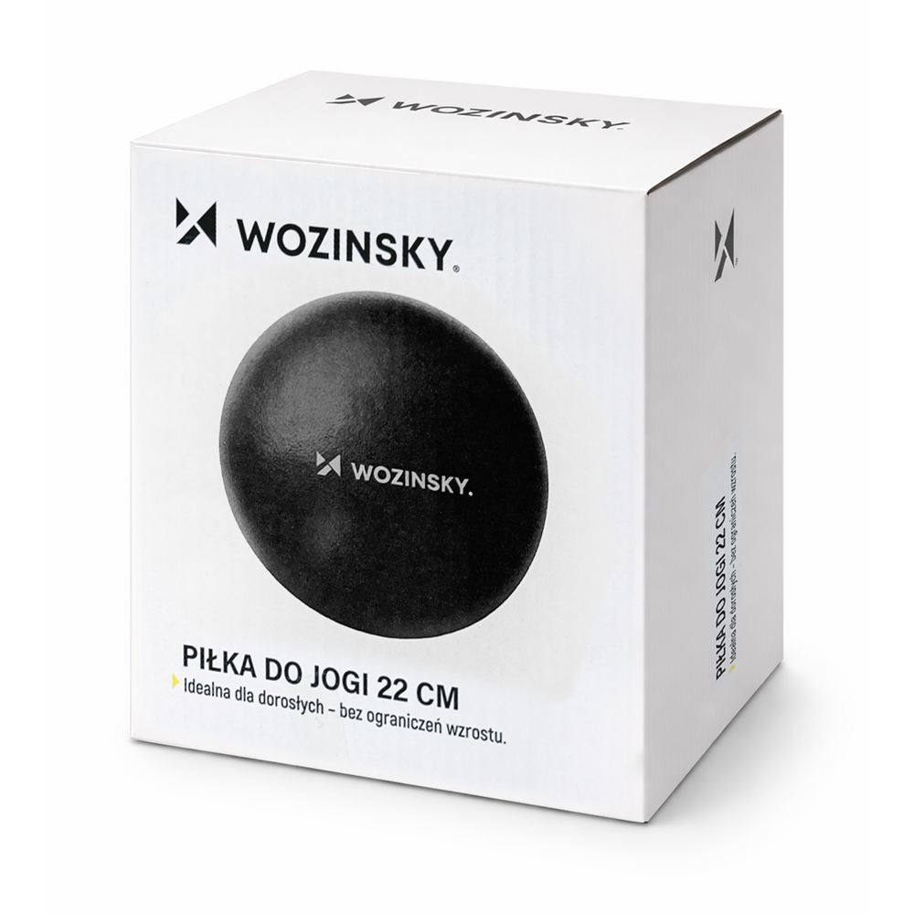 Wozinsky WPDP-C22 rehabiliteringstræningsbold 25 cm - sort