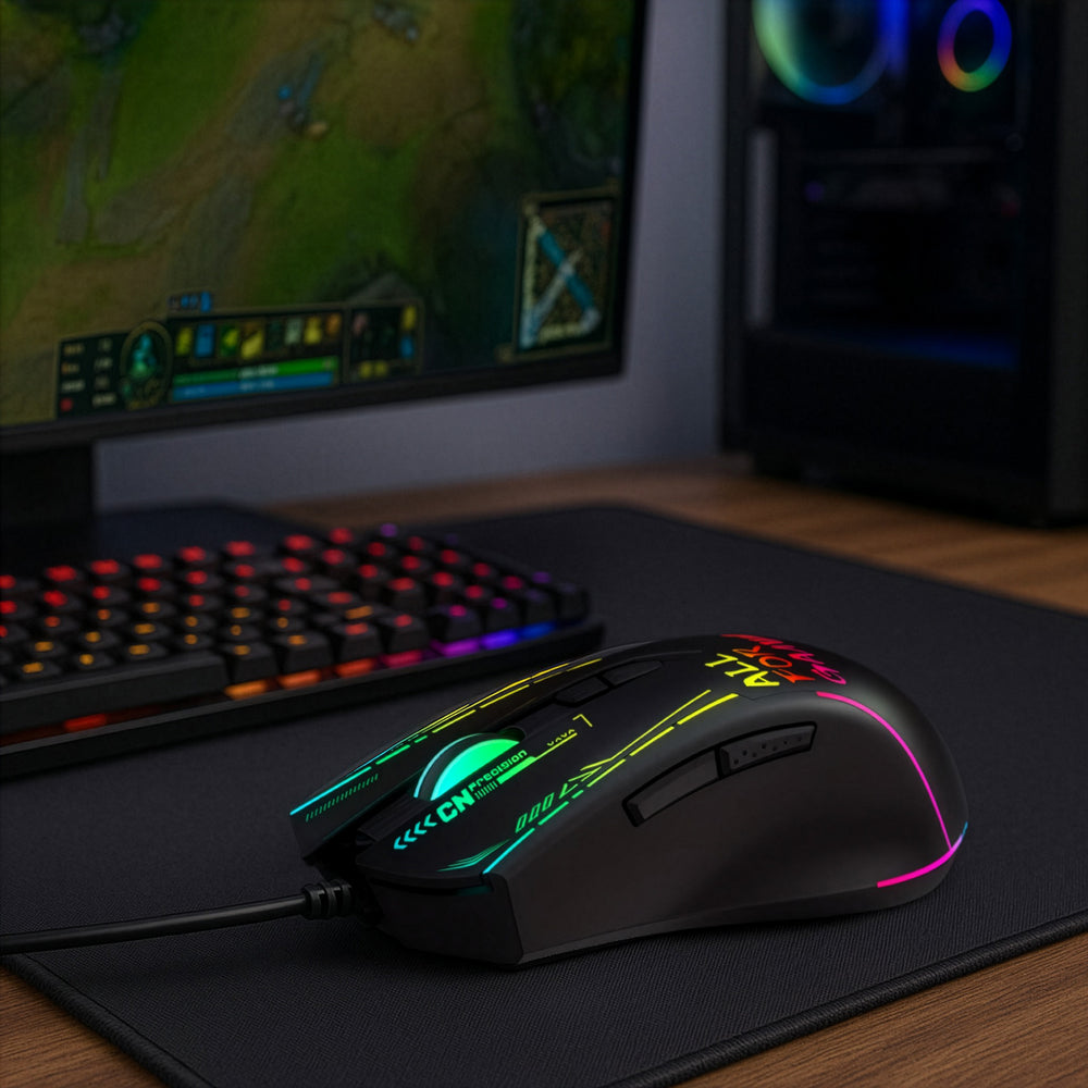 Wozinsky WMGK-7200 Wired Optical Gaming Mouse 7200 DPI - sort