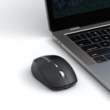 Wozinsky WMGK-1132 trådløs mus med RGB baggrundsbelysning - sort