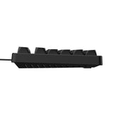 Wozinsky WKG-200 rainbow membran gaming tastatur med rullehjul - sort
