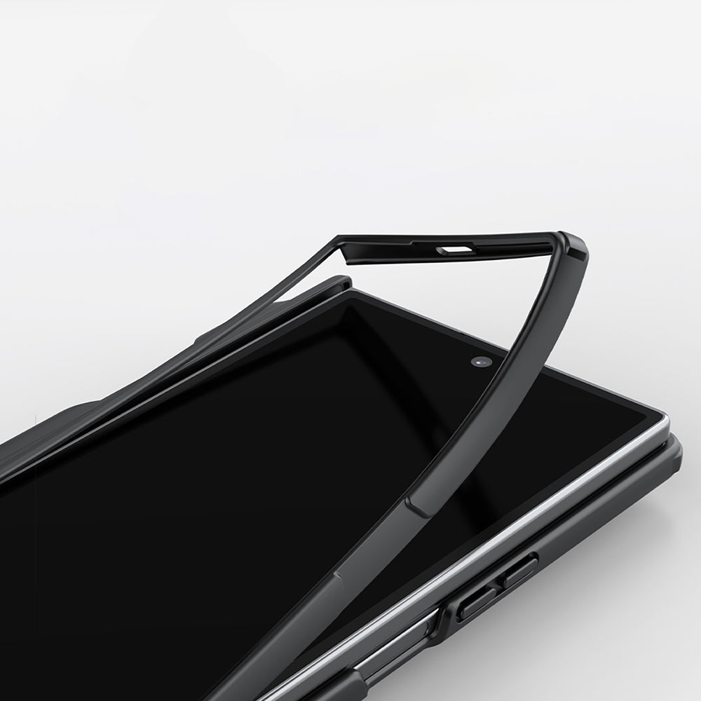 Nillkin Super Frosted Shield Fold Magnetic Case til Samsung Galaxy Z Fold 7, MagSafe Kompatibel, med S Pen Space - sort