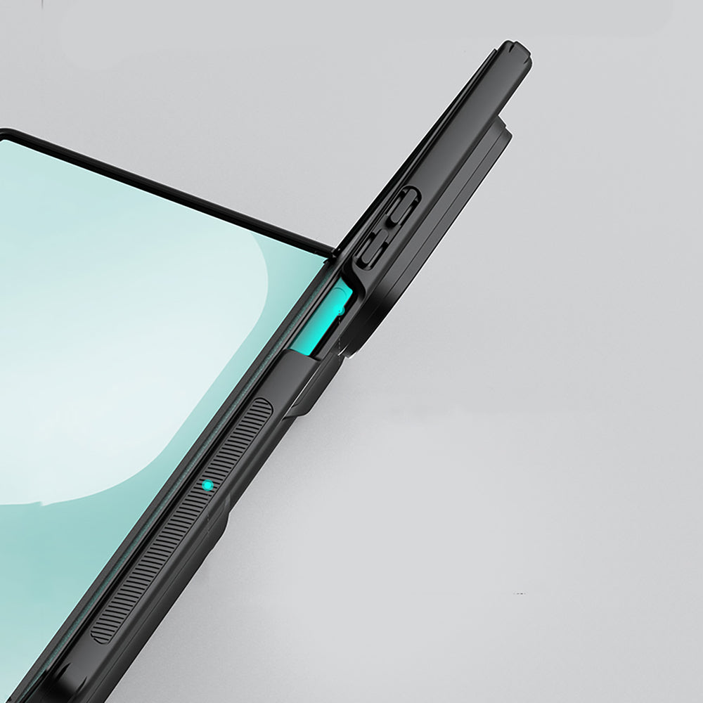 Nillkin Super Frosted Shield Fold Magnetic Case til Samsung Galaxy Z Fold 7, MagSafe Kompatibel, med S Pen Space - sort