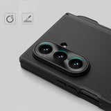 Nillkin Super Frosted Shield Fold Magnetic Case til Samsung Galaxy Z Fold 7, MagSafe Kompatibel, med S Pen Space - sort