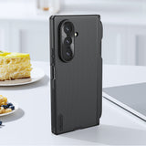 Nillkin Super Frosted Shield Fold Magnetic Case til Samsung Galaxy Z Fold 7, MagSafe Kompatibel, med S Pen Space - sort
