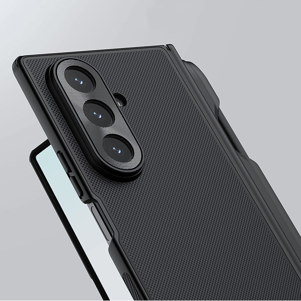 Nillkin Super Frosted Shield Fold Magnetic Case til Samsung Galaxy Z Fold 7, MagSafe Kompatibel, med S Pen Space - sort