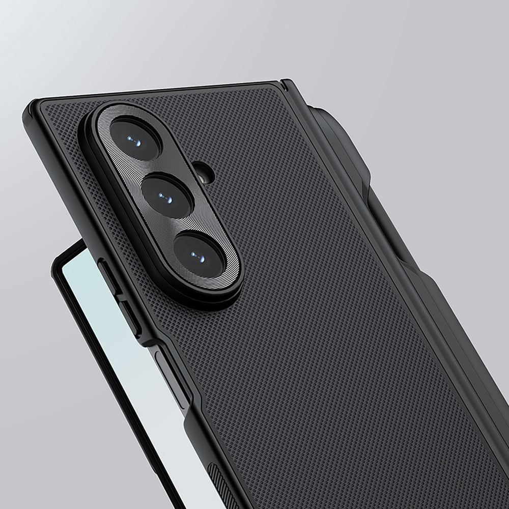 Nillkin Super Frosted Shield Fold Magnetic Case til Samsung Galaxy Z Fold 7 Kompatibel med MagSafe - sort