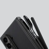 Nillkin Super Frosted Shield Fold Magnetic Case til Samsung Galaxy Z Fold 7 Kompatibel med MagSafe - sort