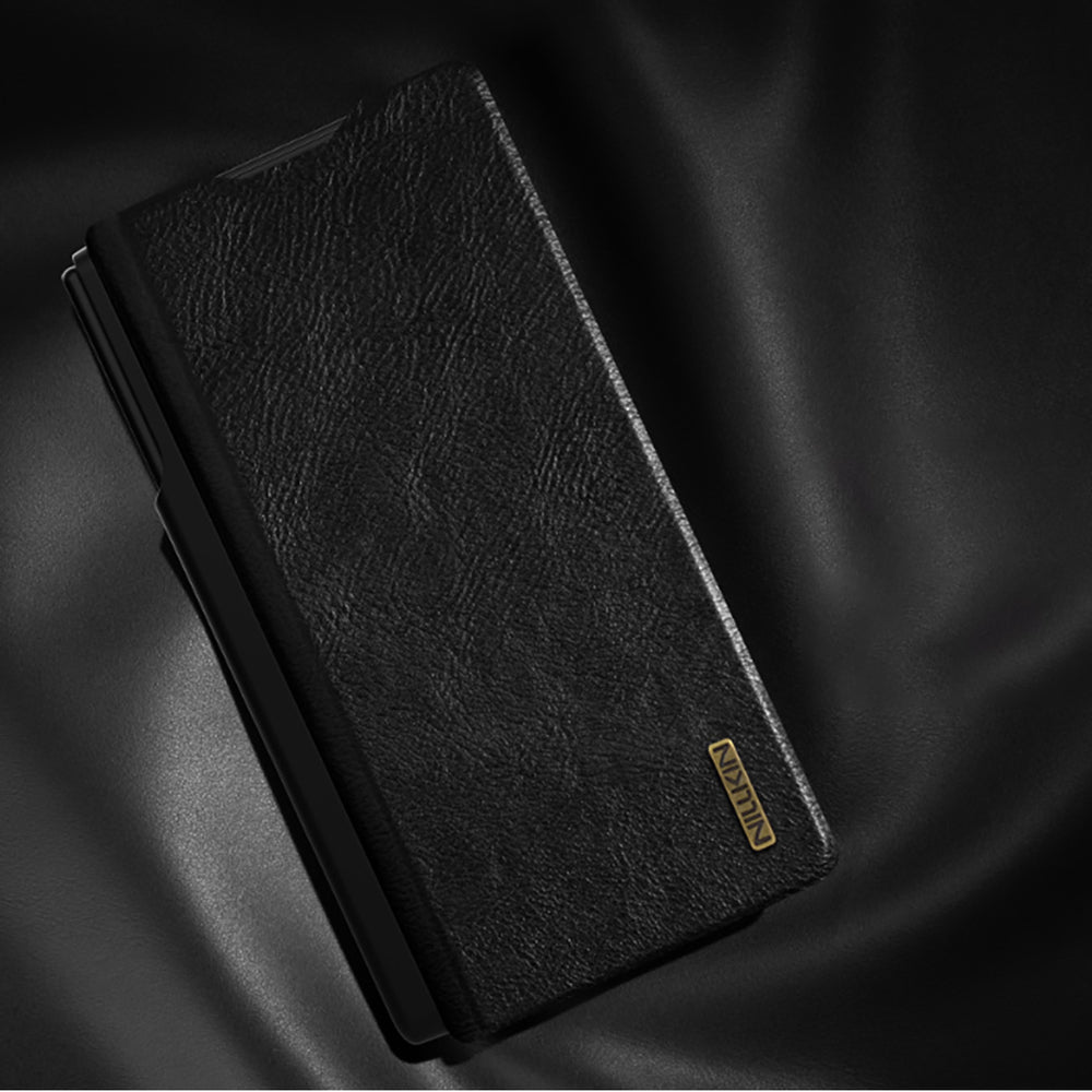 Nillkin Qin Pro Case til Samsung Galaxy Z Fold 7 med S Pen Space - sort