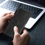 Nillkin Qin Pro Case til Samsung Galaxy Z Fold 7 med S Pen Space - sort