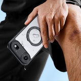 Dux Ducis Aimo Mag Case med magnetisk ring og stativ til iPhone 17 Air   Sort