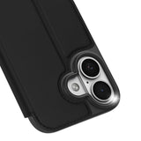 Dux Ducis Skin Pro iPhone 17 Case med flip og kort slot - sort