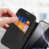 Dux Ducis Skin X Pro Case for iPhone 17 Pro with Wallet, MagSafe Compatible - Black