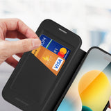 Dux Ducis Skin X Pro iPhone 17 Air Case med Wallet, MagSafe Kompatibel - sort