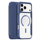 Dux Ducis Skin X Pro iPhone 17 Pro Case med Wallet, MagSafe Kompatibel - Blå