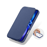 Dux Ducis Skin X Pro iPhone 17 Pro Case med Wallet, MagSafe Kompatibel - Blå