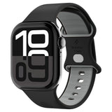 Spigen Nano Pop Strap til Apple Watch 40/41/42 mm - sort og grå