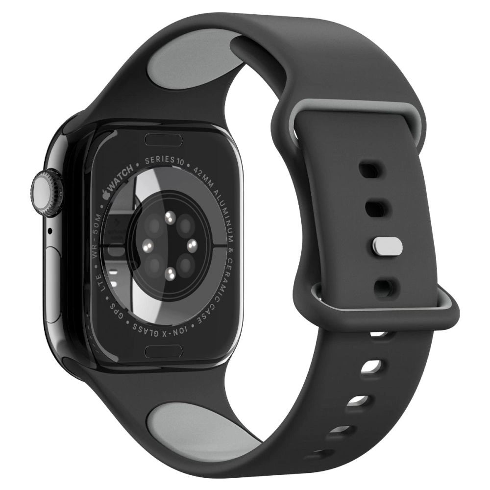 Spigen Nano Pop Strap til Apple Watch 40/41/42 mm - sort og grå