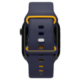 Spigen Nano Pop Strap til Apple Watch 40/41/42 mm - Navy Blue/Orange