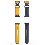Spigen Nano Pop Strap til Apple Watch 40/41/42 mm - Navy Blue/Orange