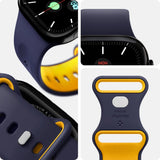 Spigen Nano Pop Strap til Apple Watch 40/41/42 mm - Navy Blue/Orange