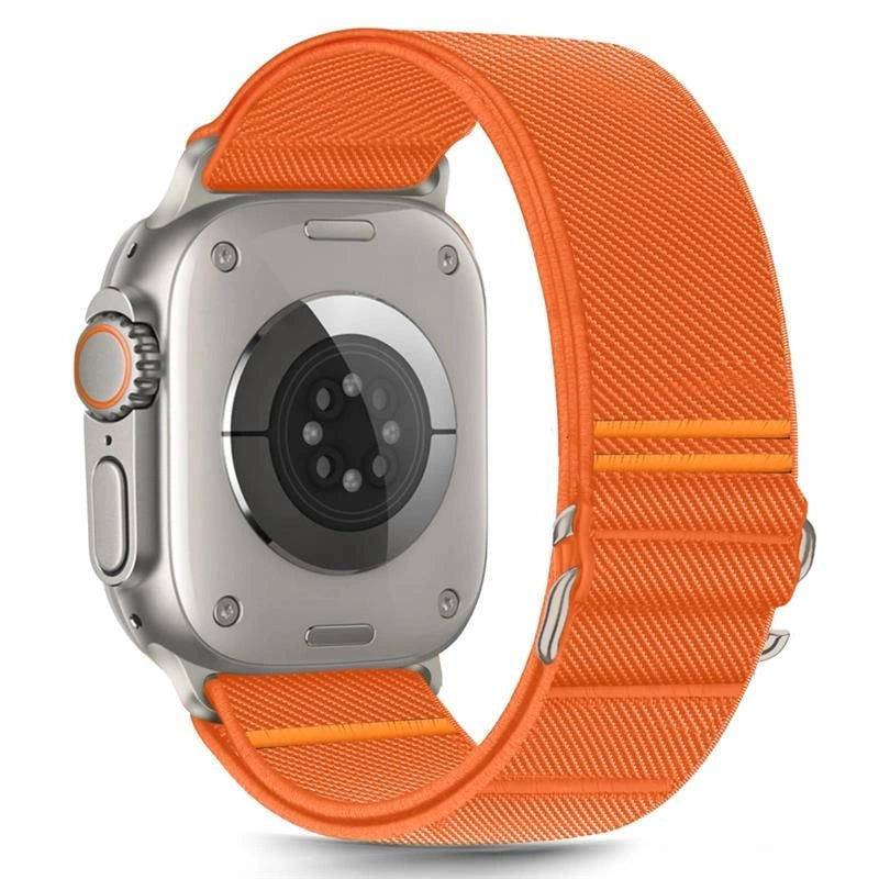 Tech-Protect Nylon Strap til Apple Watch 44 / 45 / 46 / 49 mm - Orange