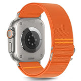 Tech-Protect Nylon Strap til Apple Watch 44 / 45 / 46 / 49 mm - Orange