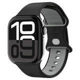 Spigen Nano Pop Strap til Apple Watch 44 / 45 / 46 / 49 mm - sort og grå