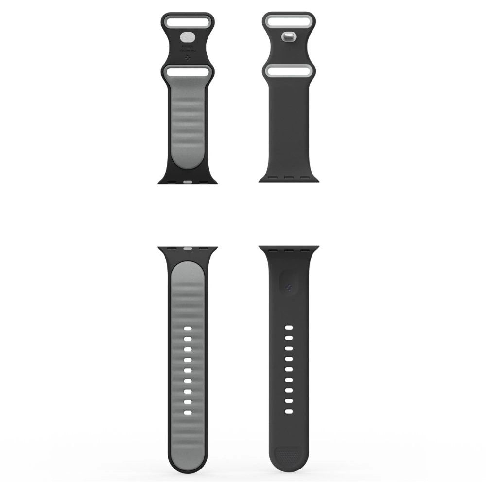 Spigen Nano Pop Strap til Apple Watch 44 / 45 / 46 / 49 mm - sort og grå