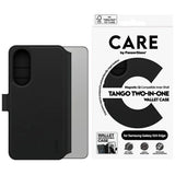 CARE af PanzerGlass Feature Tango 2in1 Wallet Qi Case til Samsung Galaxy S25 Edge - sort
